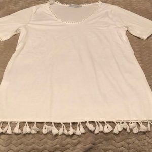 Casual White T Shirt